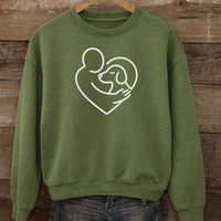 Load image into Gallery viewer, Hug Your Hound Day Sweatshirt or Hoodie, Dog Lover Gift for Pet Parents
