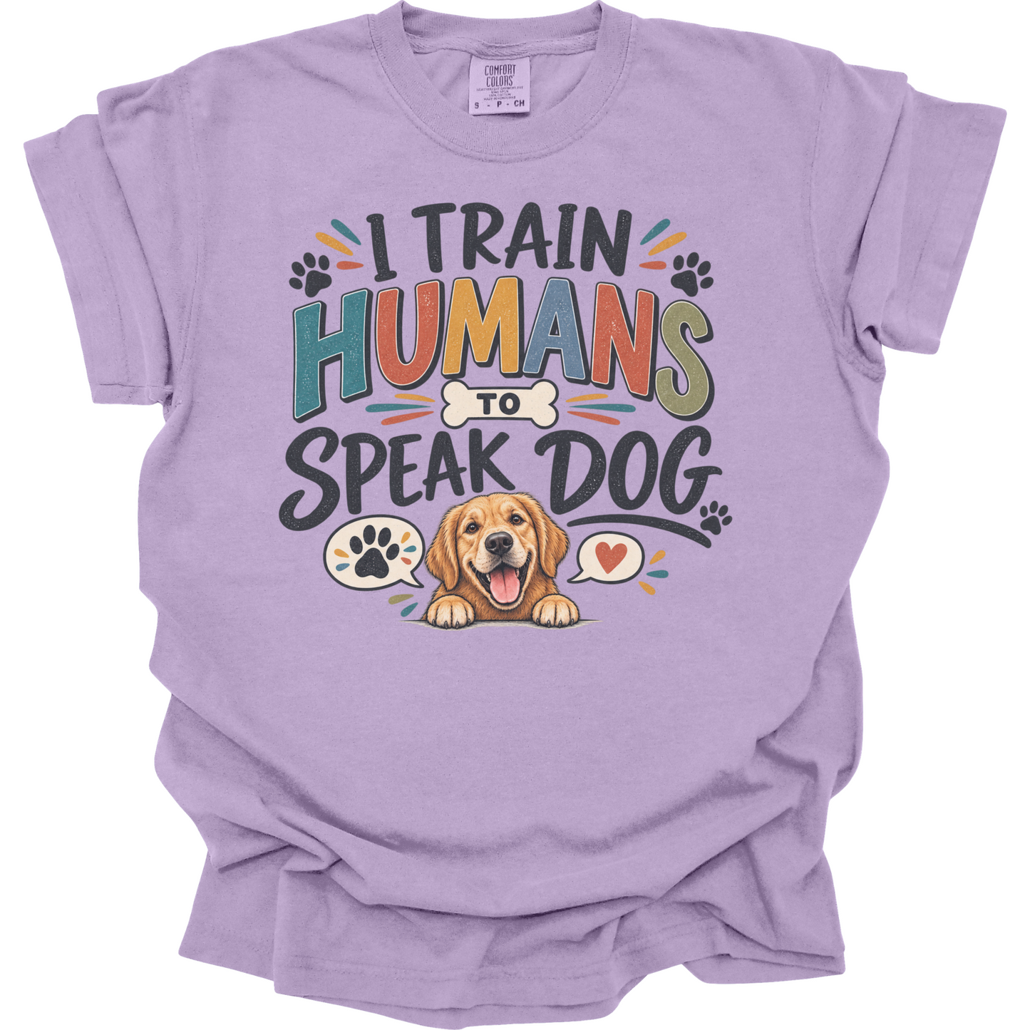 Dog Trainer Shirt, I Train Humans to Speak Dog, Funny Dog Training Tee