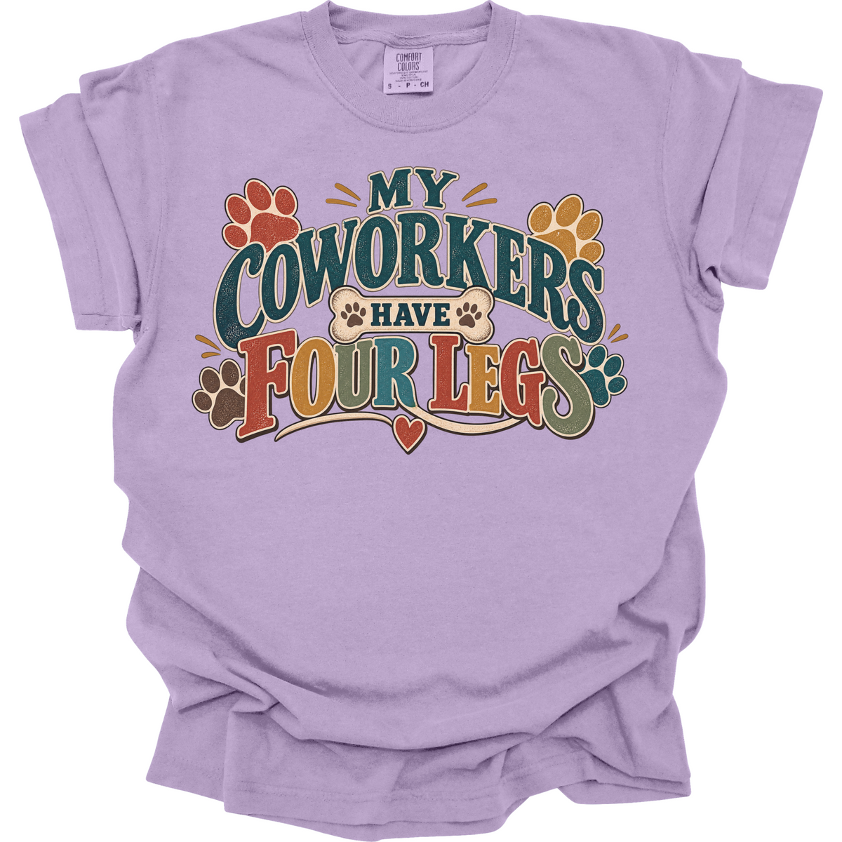 Dog Daycare Worker Shirt, My Coworkers Have Four Legs, Funny Pet Care Gift