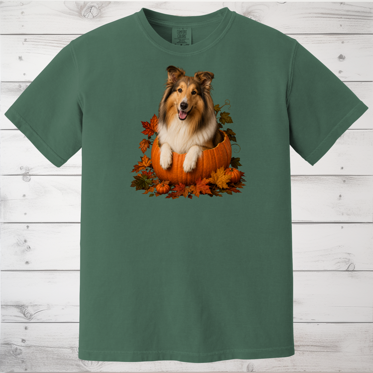 Collie Pumpkin Shirt