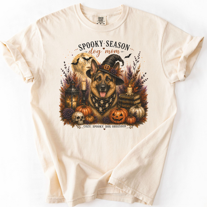 German Shepherd Spooky Season Dog Mom Halloween Shirt
