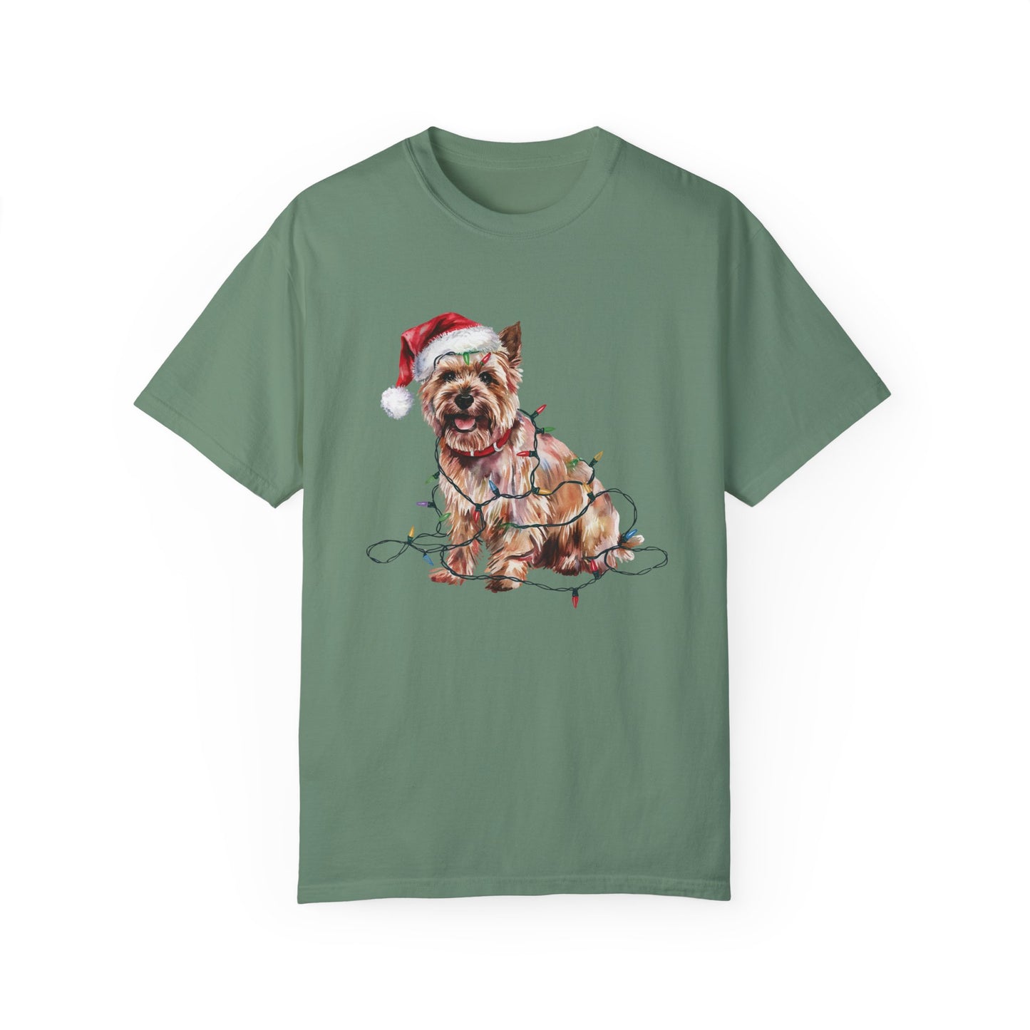 Christmas Cairn Terrier Shirt, Christmas Lights Dog Tee, Christmas Dog Tee, Cairn Terrier Mom Tshirt, Gift for Dog Lover, Cairn Terrier