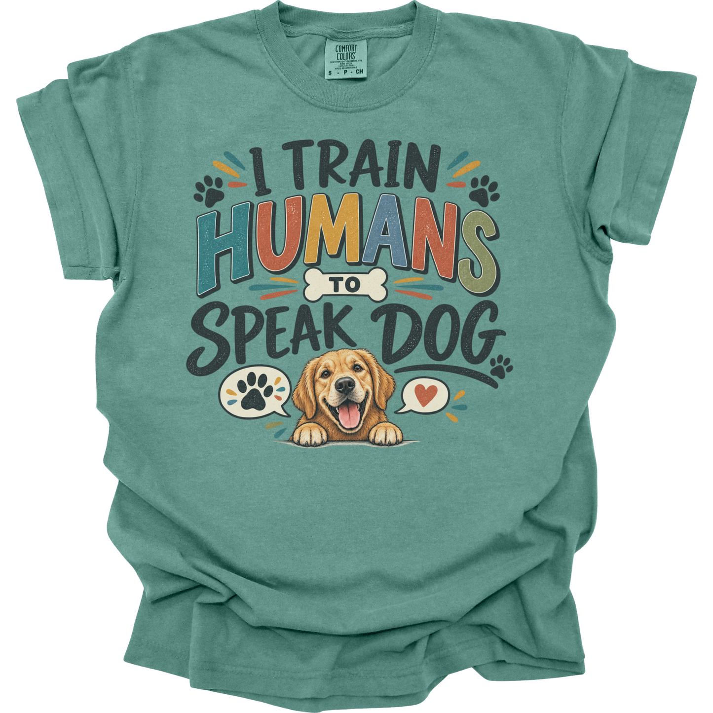 Dog Trainer Shirt, I Train Humans to Speak Dog, Funny Dog Training Tee