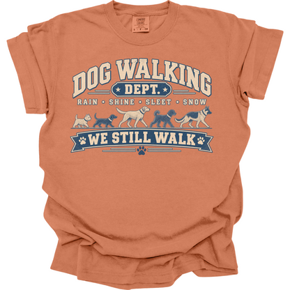 Dog Walker Shirt, Dog Walking Department Tee, Professional Dog Walker Gift, Pet Sitter Shirt
