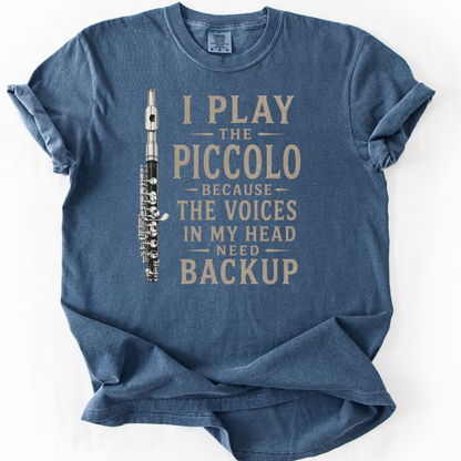 Funny Piccolo Shirt, Piccolo Player Gift, Band Musician Tee