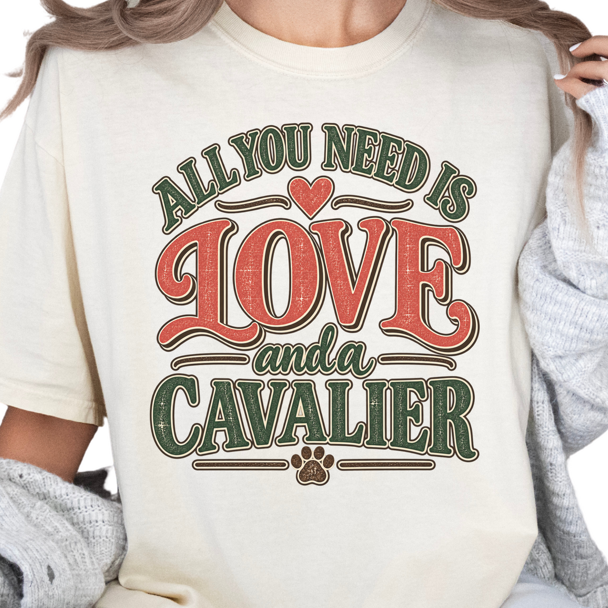 Cavalier King Charles Spaniel Shirt, All You Need Is Love and a Cavalier