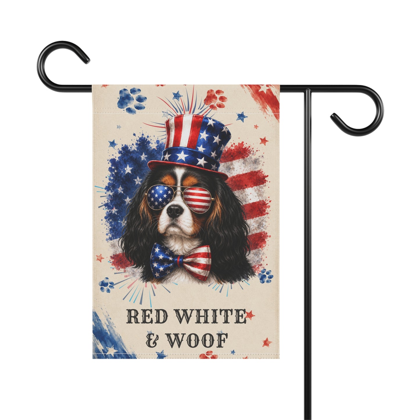 Patriotic Tri Color Cavalier Garden Flag