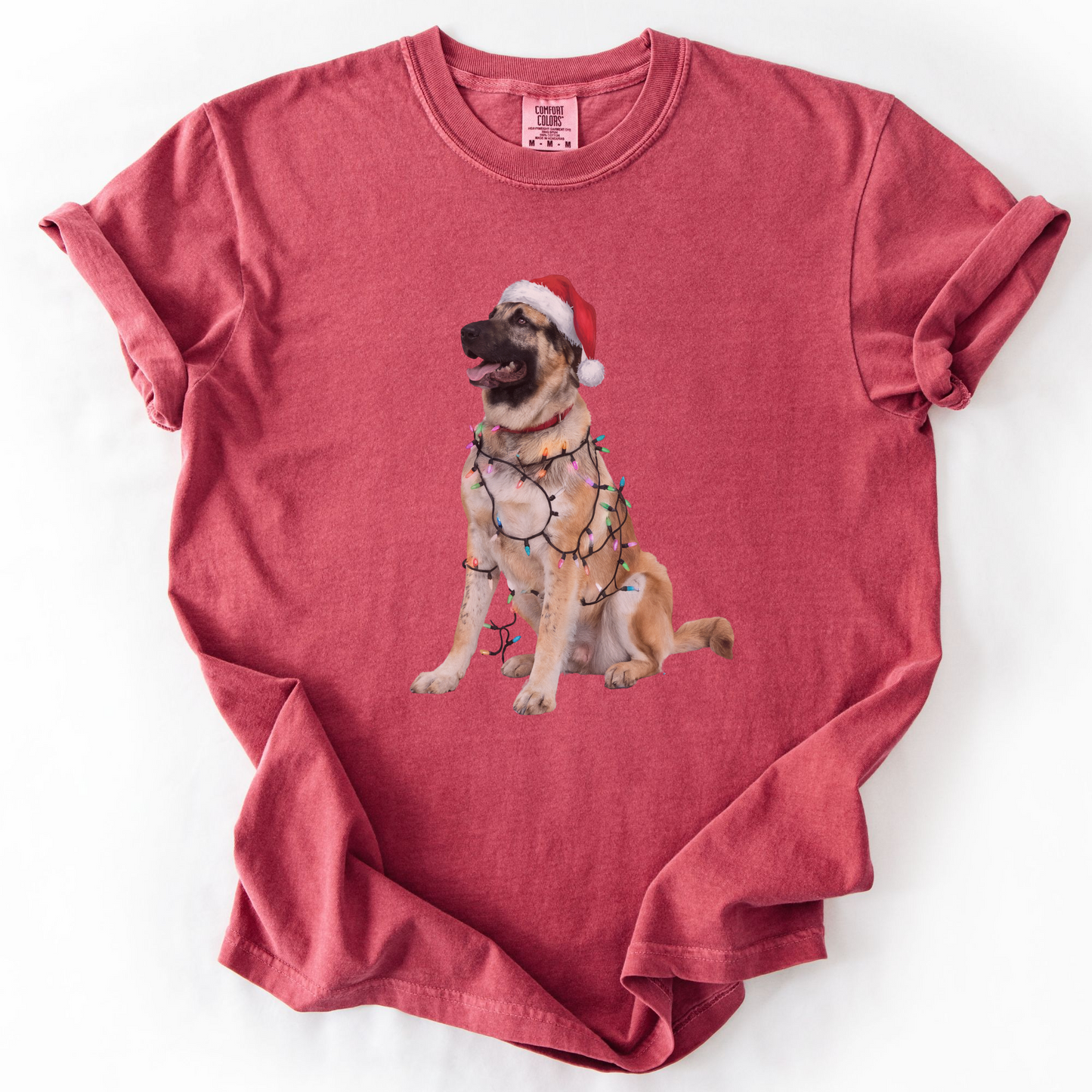 Anatolian Shepherd Christmas Lights Dog Shirt