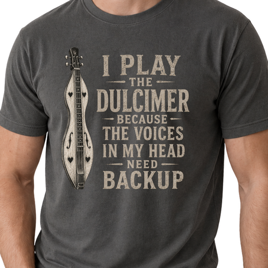 Funny Dulcimer Shirt, Dulcimer Player Gift, Folk Musician Tee