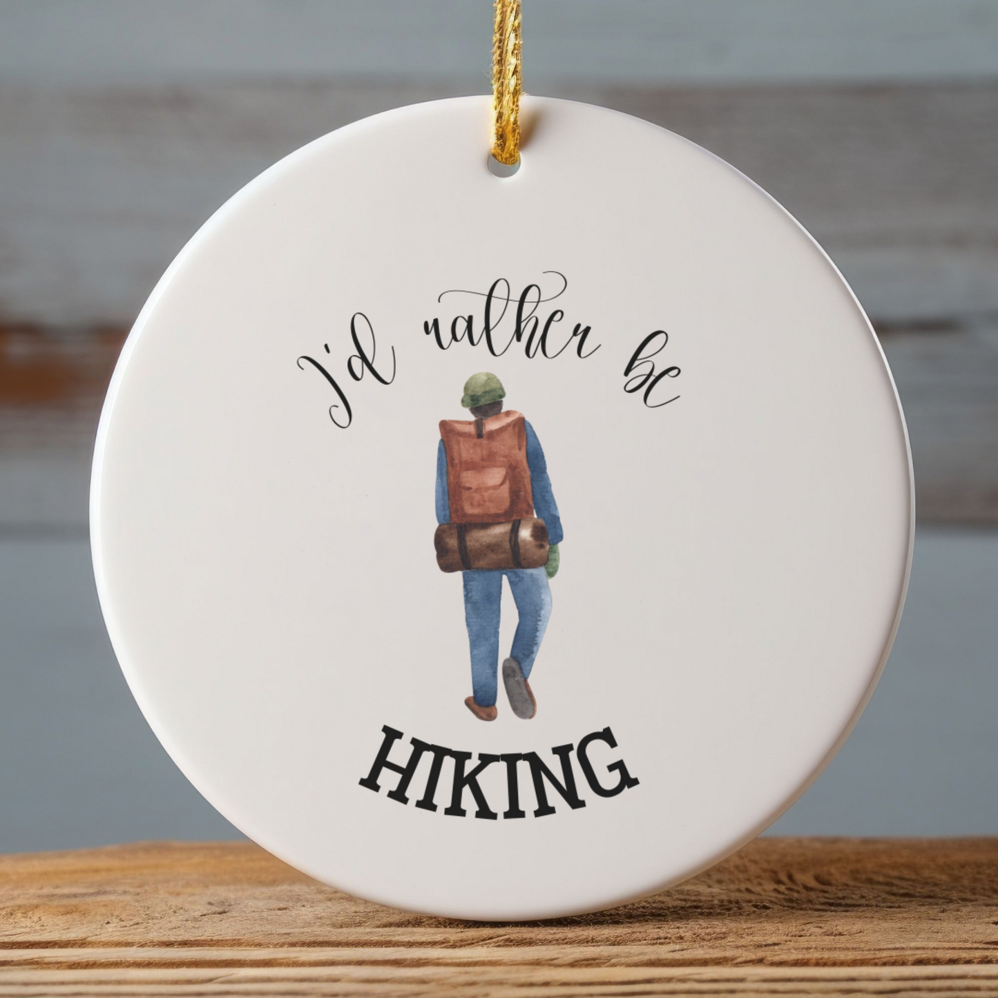 Hiking Ornament