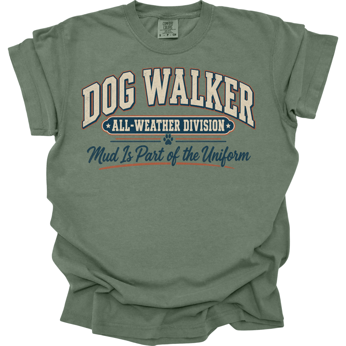 Dog Walker Shirt, All Weather Dog Walking Tee, Professional Dog Walker Gift