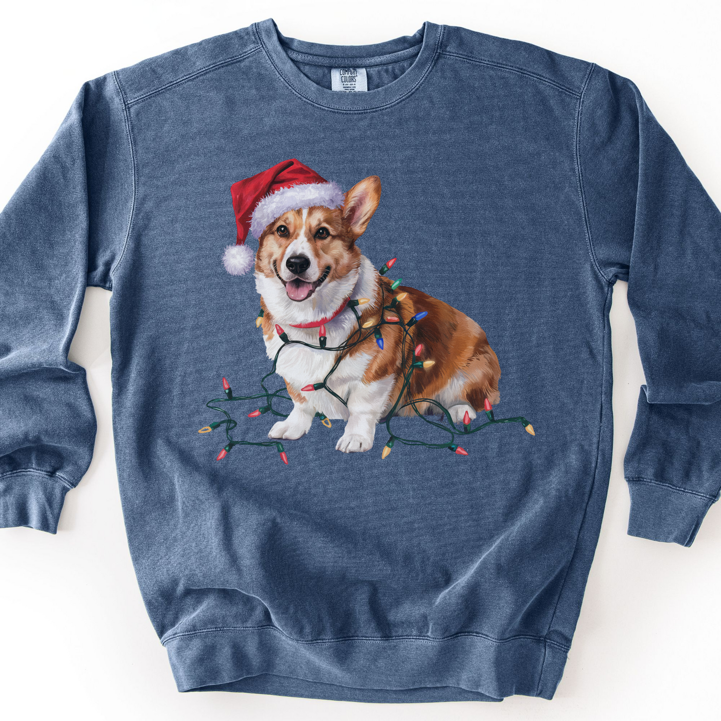 Corgi Christmas Lights Sweatshirt