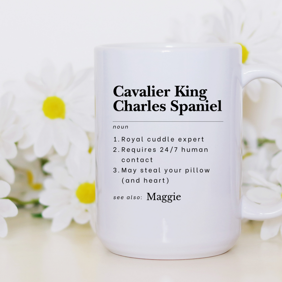 Personalized Cavalier King Charles Spaniel Mug