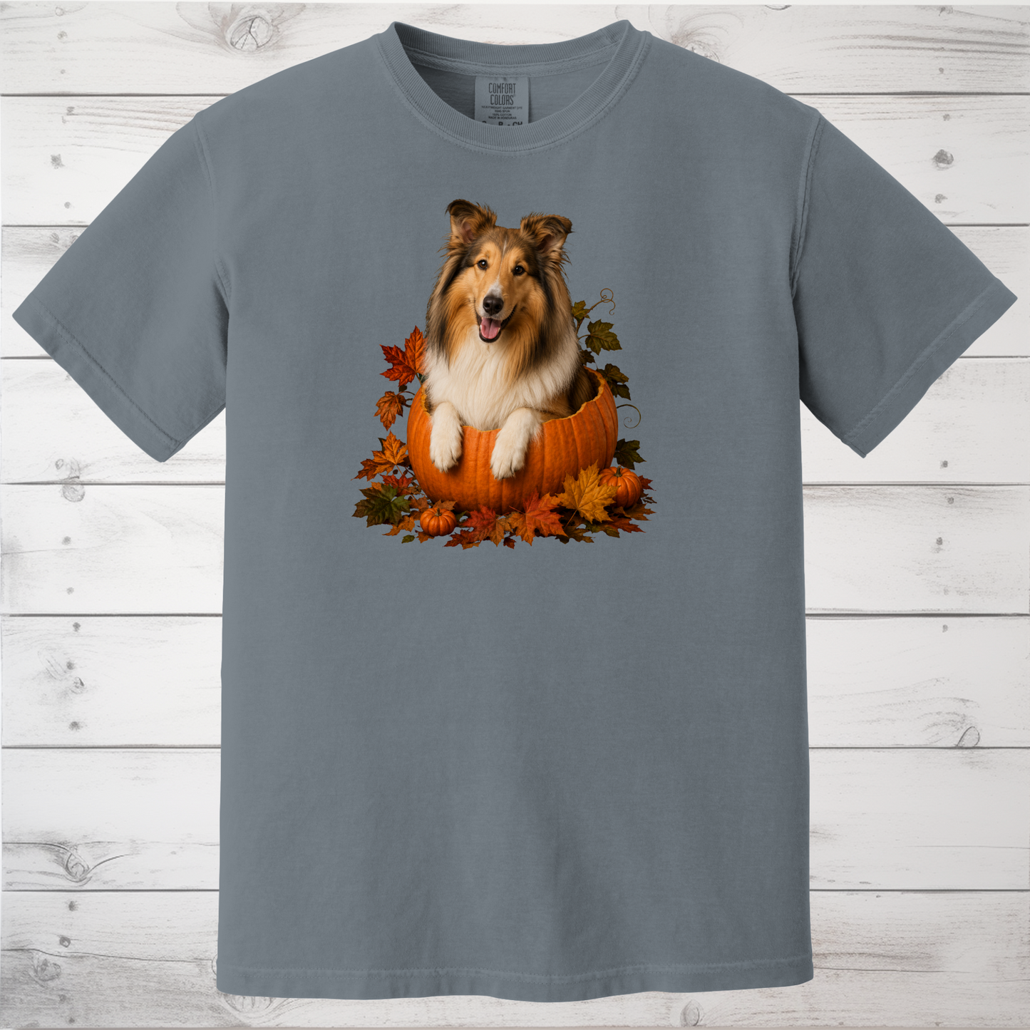 Collie Pumpkin Shirt