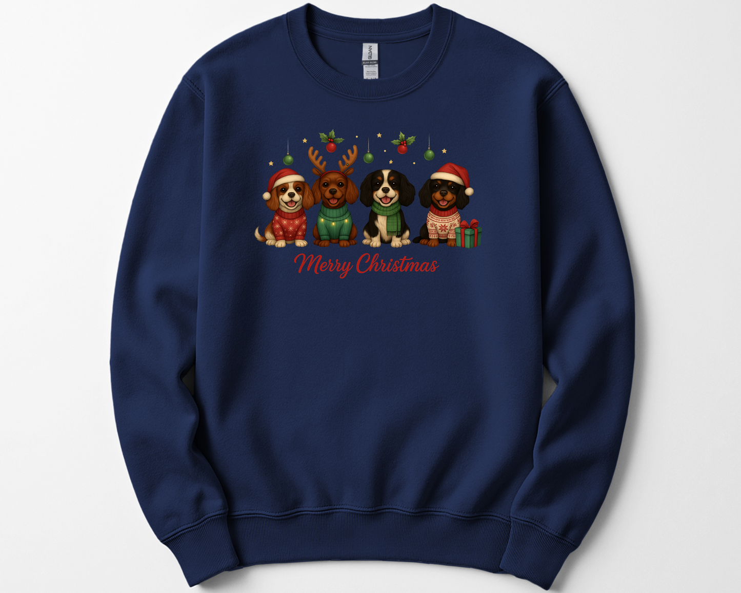 Merry Christmas Cavalier Hoodie, Sweatshirt or Tee