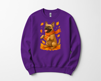 Load image into Gallery viewer, French Bulldog Autumn Shirt, Cozy Pet Sweatshirt, Fall Dog Lover Gift, Fawn Bulldog Leaves Apparel, Cute Dog Clothing, Autumn Vibes Shirt
