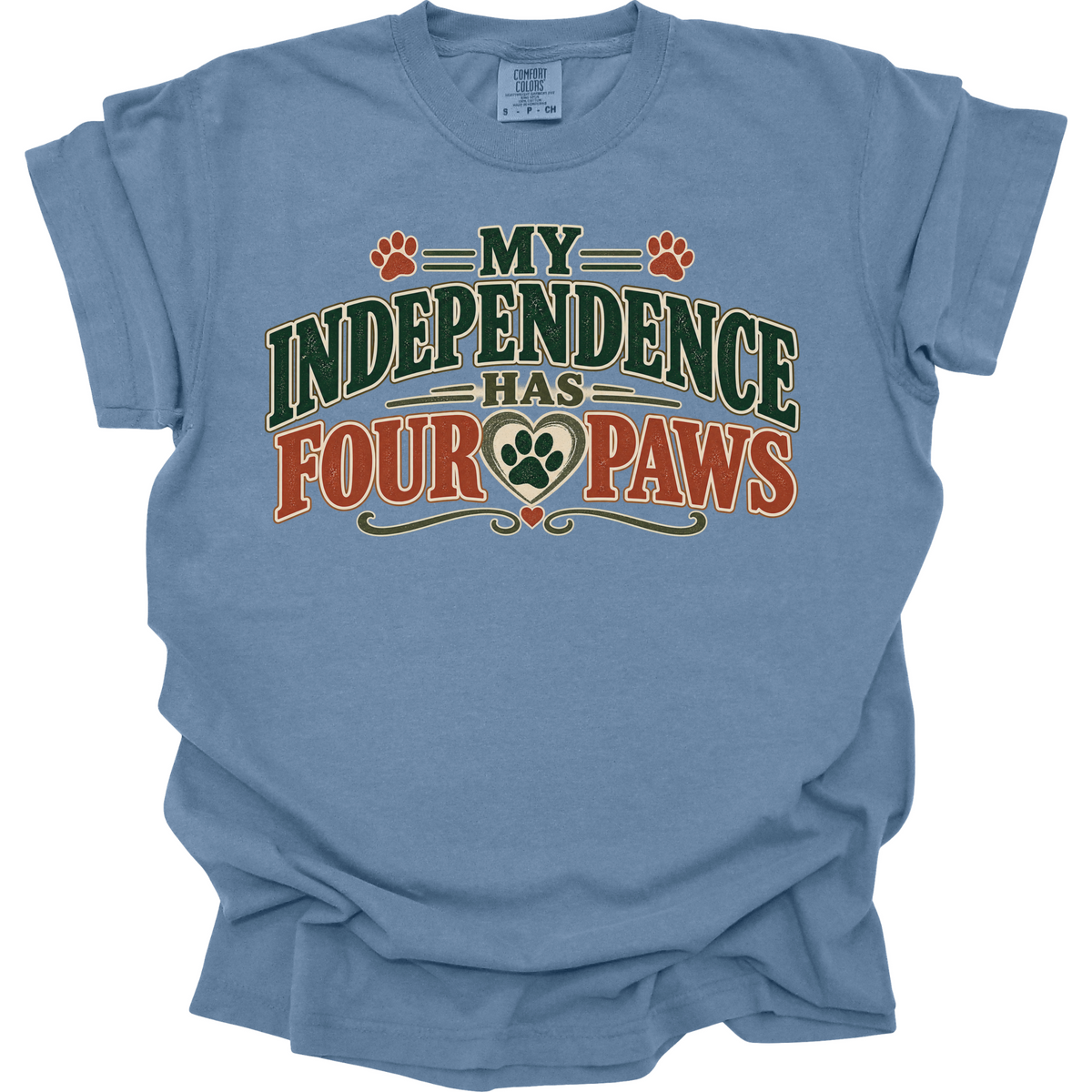 Service Dog Handler Shirt, My Independence Has Four Paws, Working Dog Gift