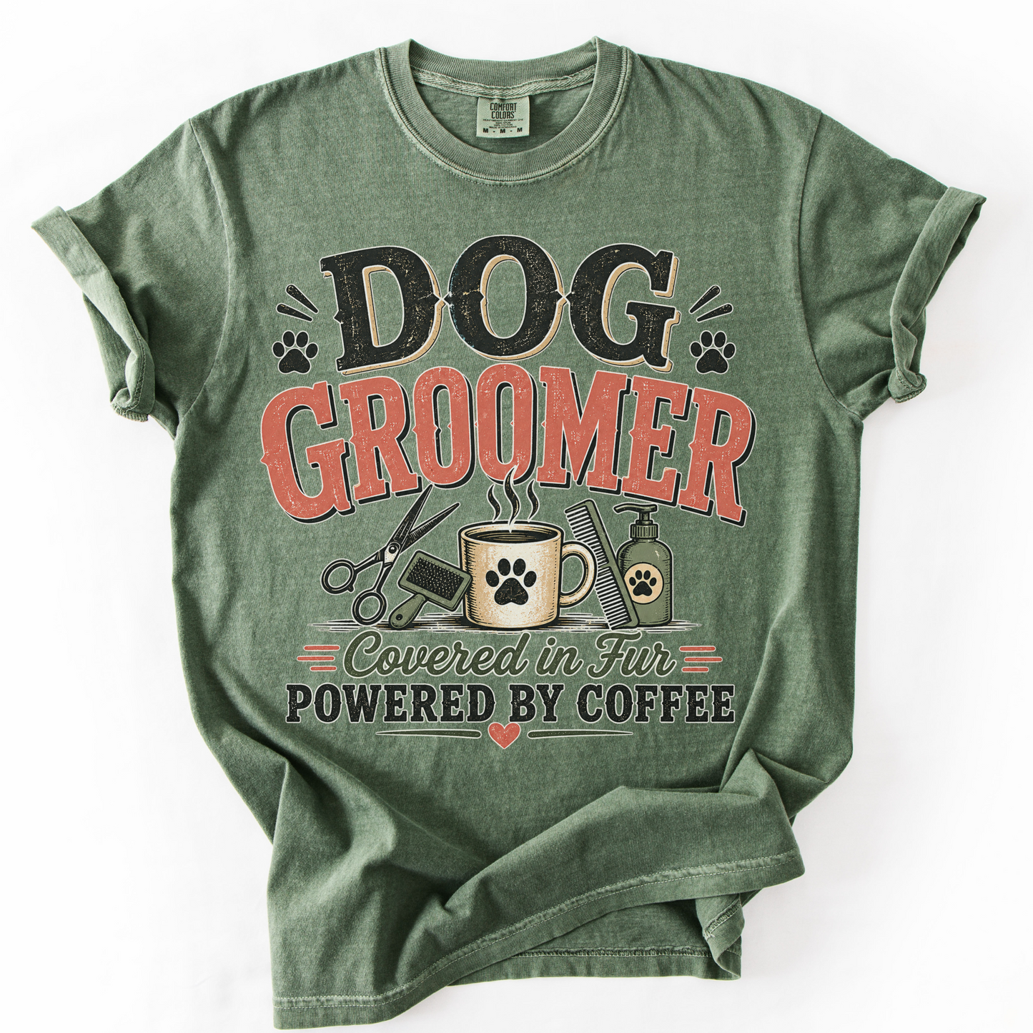 Dog Groomer Shirt, Grooming Gift, Funny Pet Groomer Tee, Dog Grooming Coffee Shirt