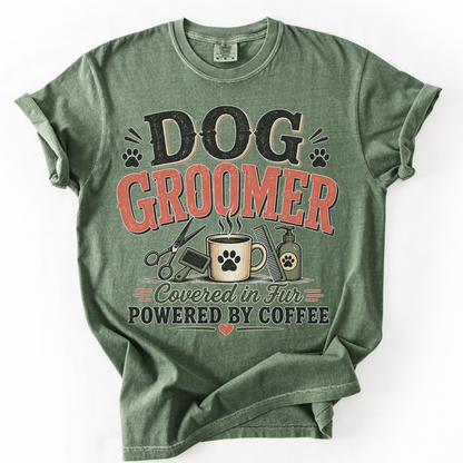 Dog Groomer Shirt, Grooming Gift, Funny Pet Groomer Tee, Dog Grooming Coffee Shirt