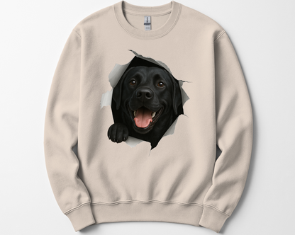 Peeking Labrador Sweatshirt