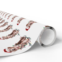 Load image into Gallery viewer, Coton de Tulear Christmas Lights Wrapping Paper