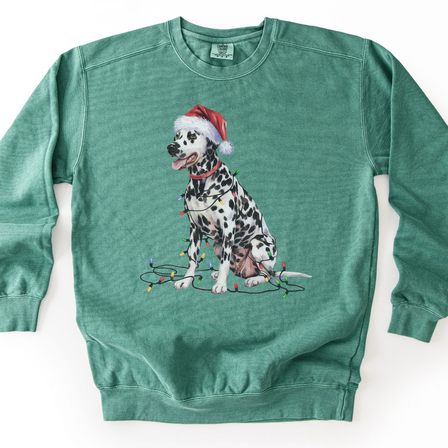 Dalmatian Christmas Lights Sweatshirt