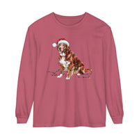 Load image into Gallery viewer, Christmas Nova Scotia Duck Tolling Retriever Long Sleeved Shirt, Christmas Lights Dog Tee, Christmas Dog Tee, Retriever Mom Tshirt

