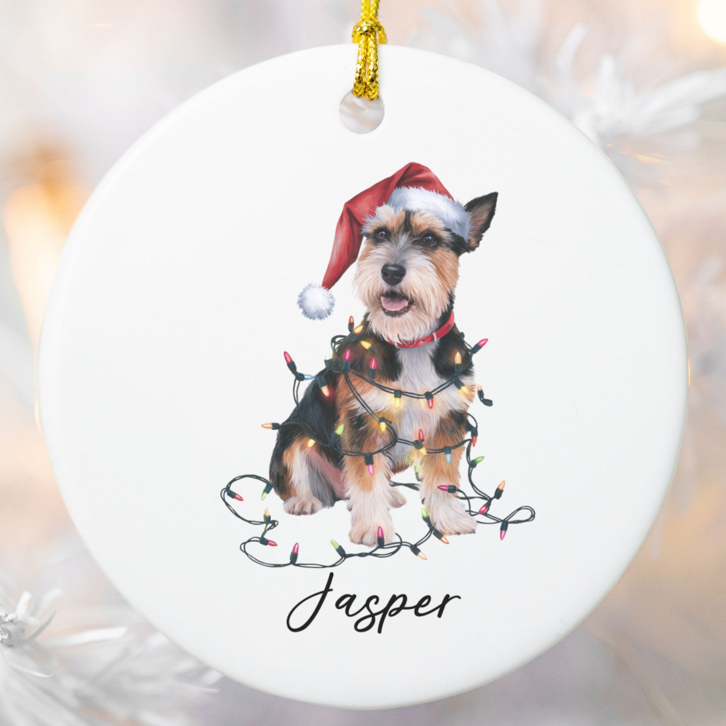 Norfolk Terrier Ornament, Custom Pet Keepsake