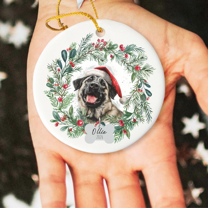 Personalized Anatolian Shepherd Christmas Ornament