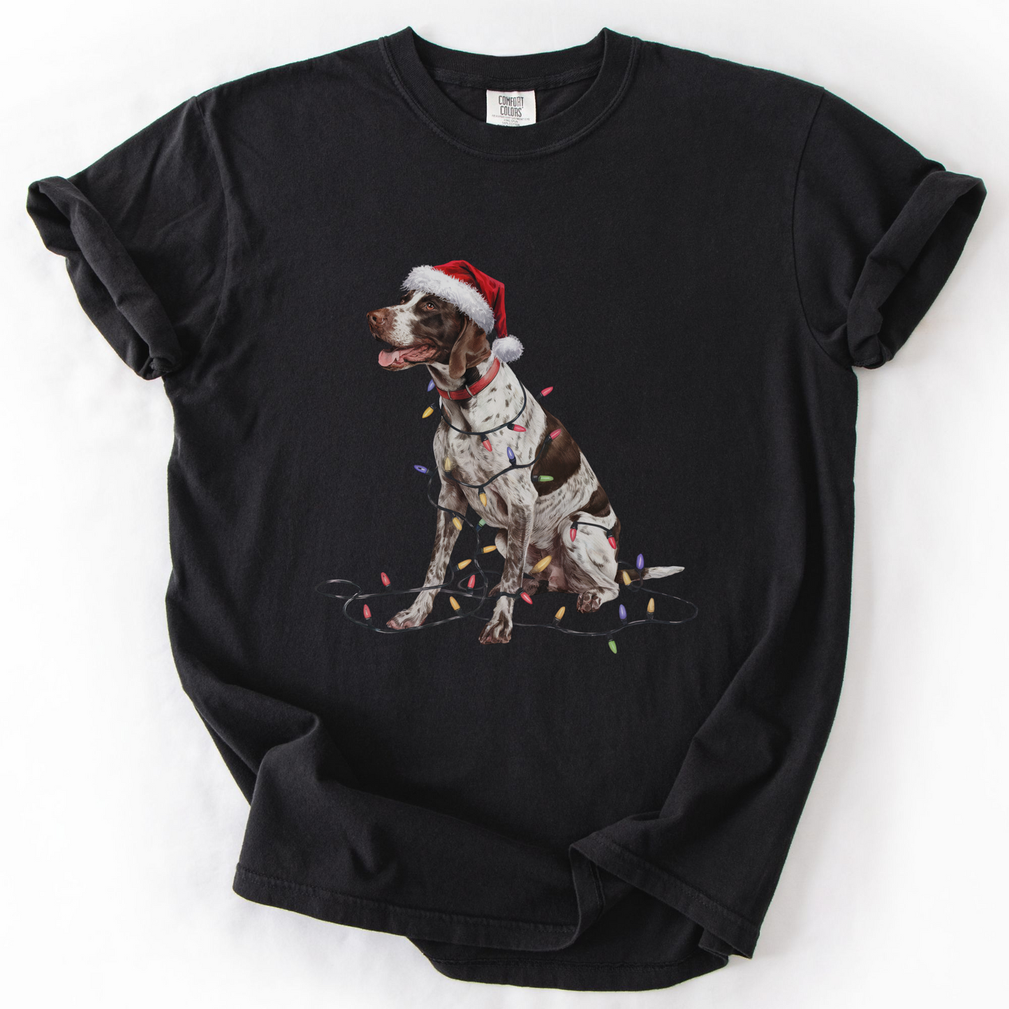 English Pointer Christmas Lights Shirt