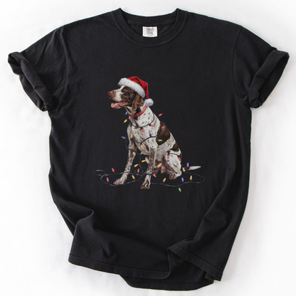 English Pointer Christmas Lights Shirt