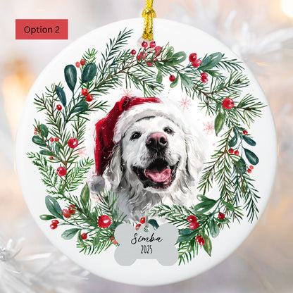 Personalized Kuvasz Christmas Ornament
