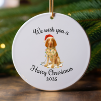 Load image into Gallery viewer, Bracco Italiano Ornament, Personalized Christmas Dog Keepsake
