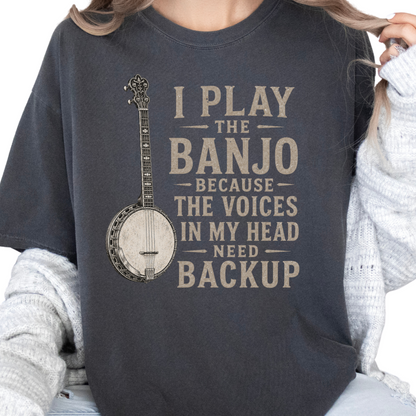 Funny Banjo Player Shirt, Bluegrass Musician Gift, Banjo Lover Tee