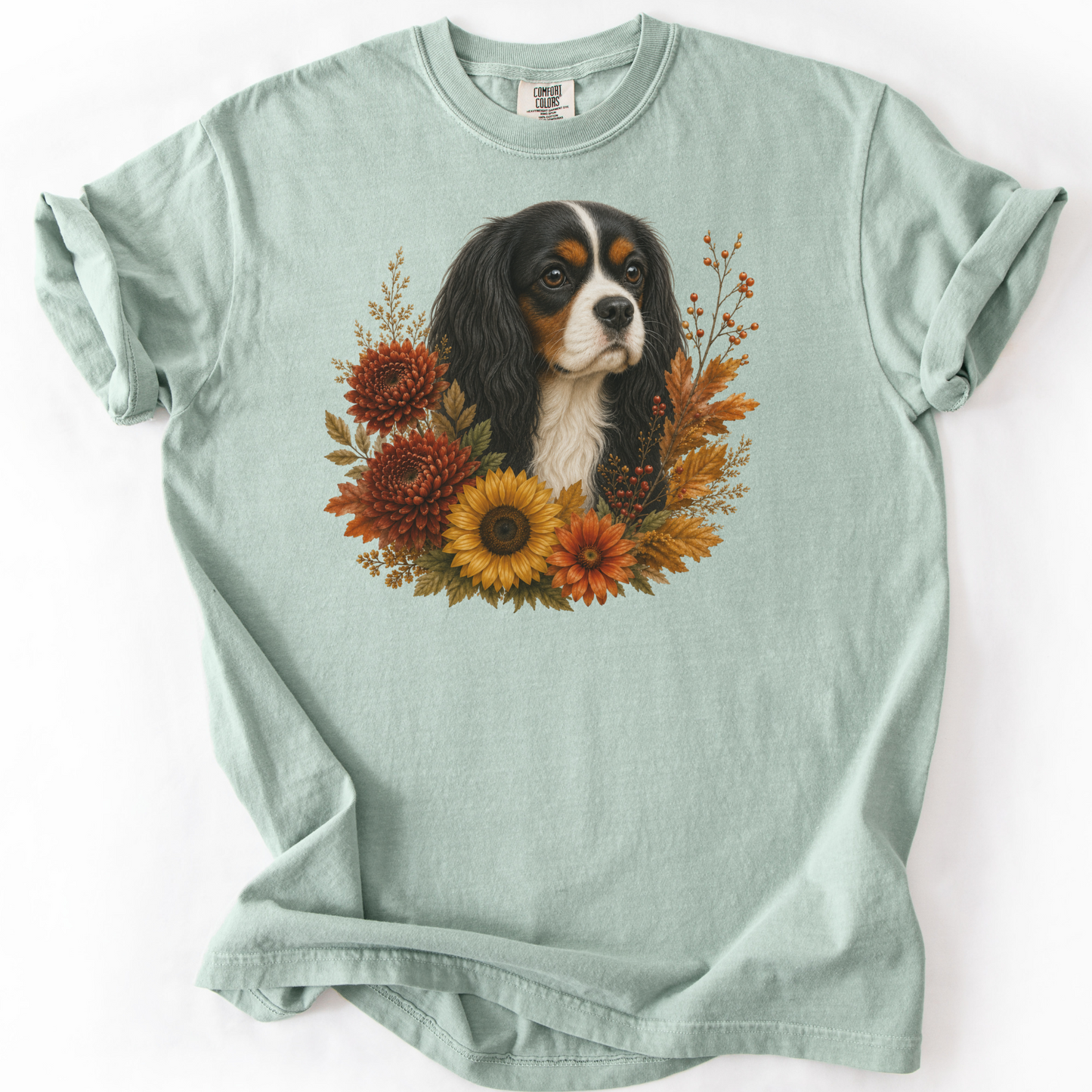 Tri Color Cavalier Autumn Floral Shirt