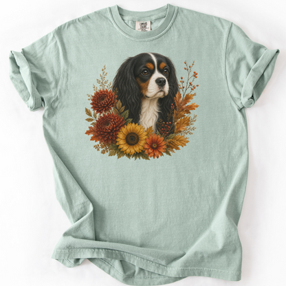 Tri Color Cavalier Autumn Floral Shirt