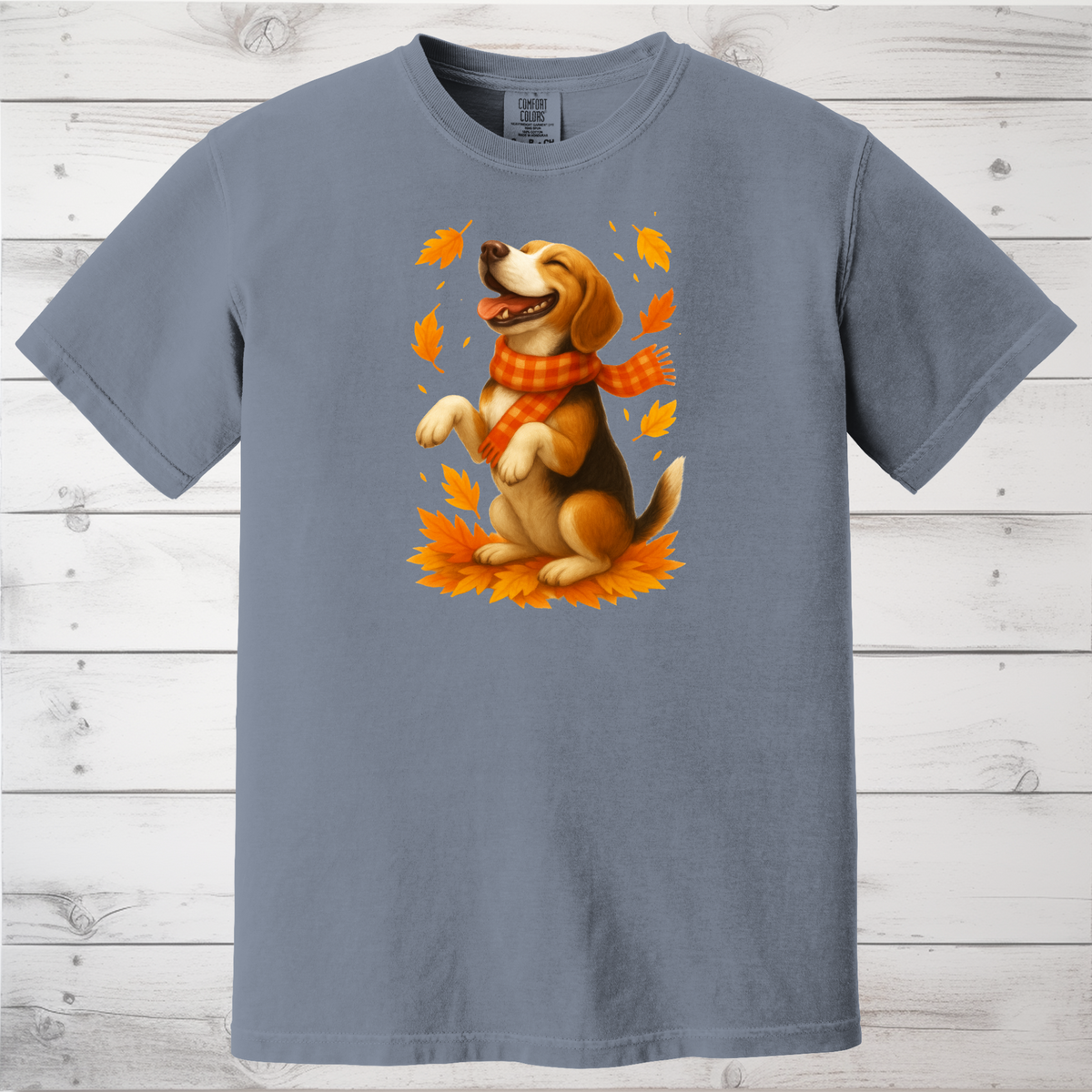 Beagle Autumn Shirt, Cozy Dog Sweatshirt, Fall Beagle Lover Gift, Cute Dog Apparel, Autumn Leaves T-shirt, Pet Lover Clothing