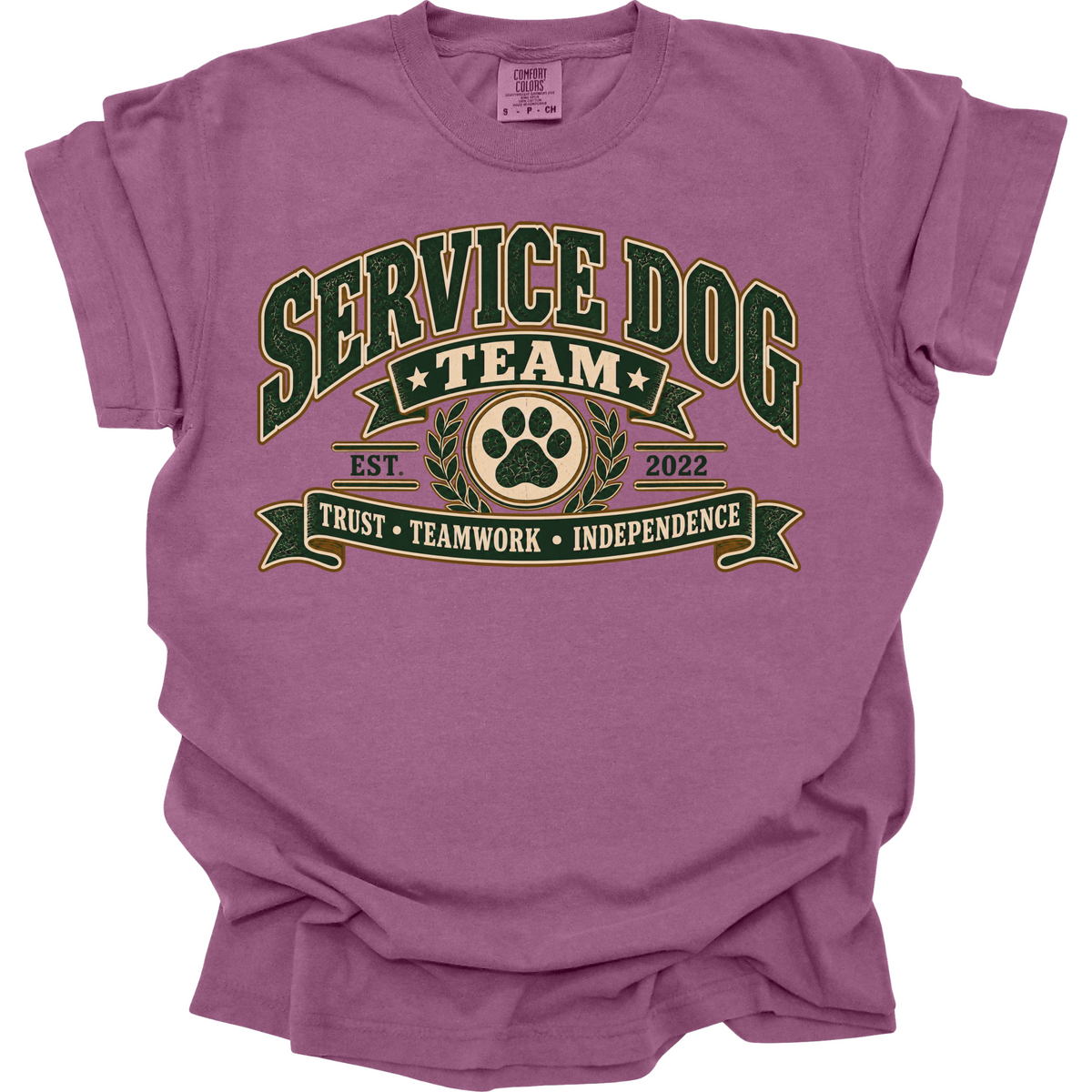 Personalized Service Dog Shirt, Service Dog Handler Gift, Working Dog Team Tee