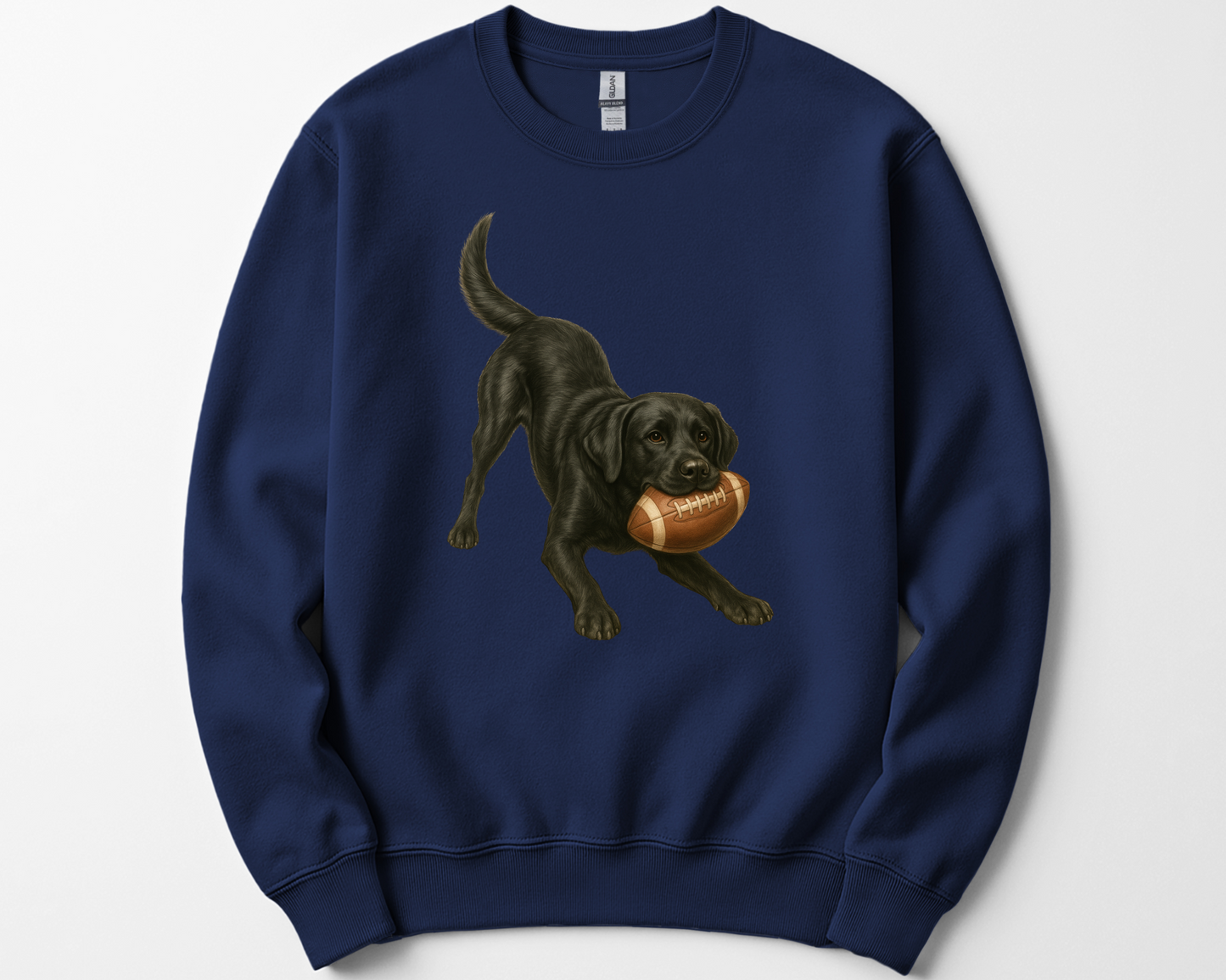 Football Lab Lovers Sweatshirt-Personalize for Lab Choice