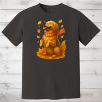 Load image into Gallery viewer, Golden Retriever Fall Shirt, Autumn Dog Sweatshirt, Pet Lover Gift, Cozy Canine Apparel, Seasonal Dog Mom Clothing
