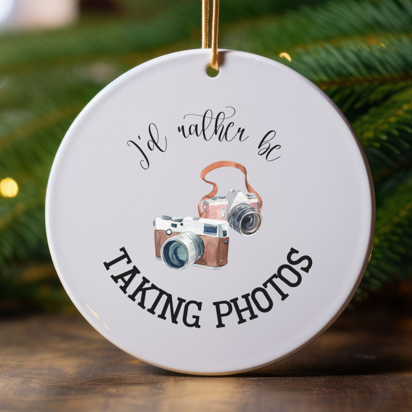 Photographer Gift, Camera Ornament, Gift for Photographer, Photography Gift, Photo Lover Gift