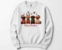 Load image into Gallery viewer, Merry Christmas Labrador Hoodie, Sweatshirt or Tee