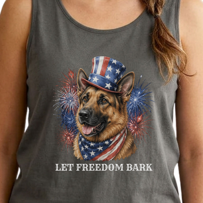 Patriotic German Shepherd Tank Top