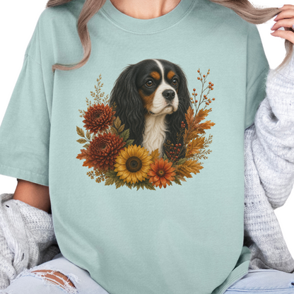 Tri Color Cavalier Autumn Floral Shirt