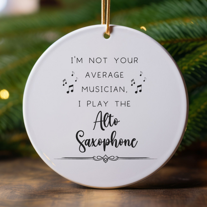 Alto Saxophone Ornament, Gift for Alto Sax Player