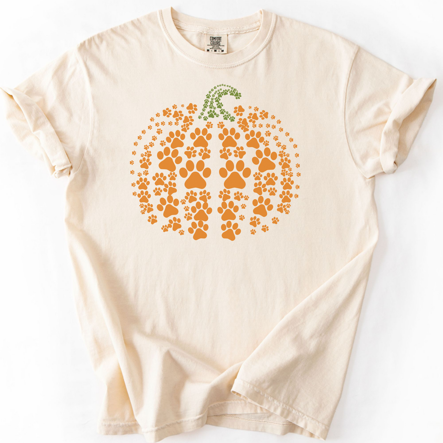Paw Print Pumpkin Shirt
