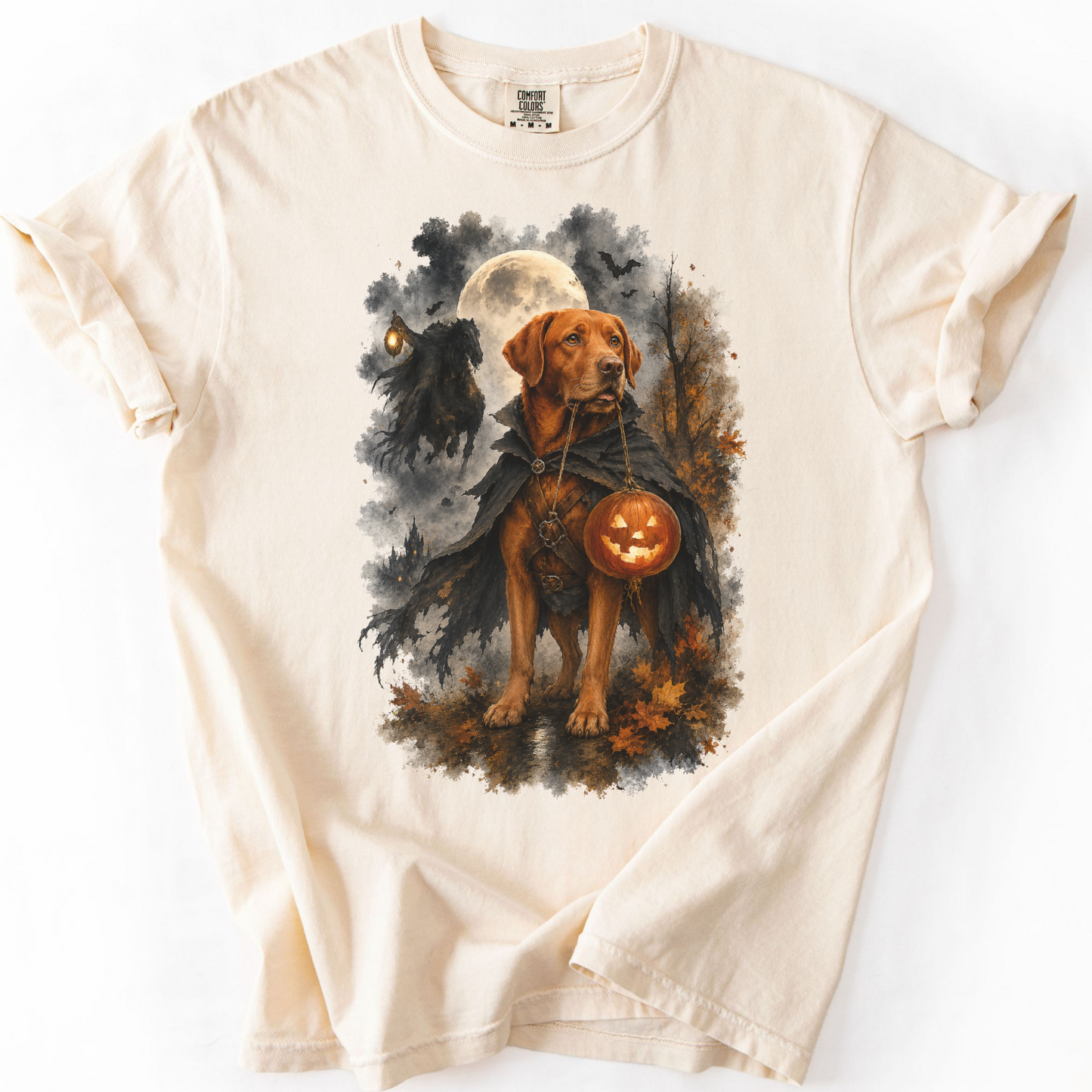 Fox Red Lab Headless Horseman Inspired Halloween Comfort Colors Shirt