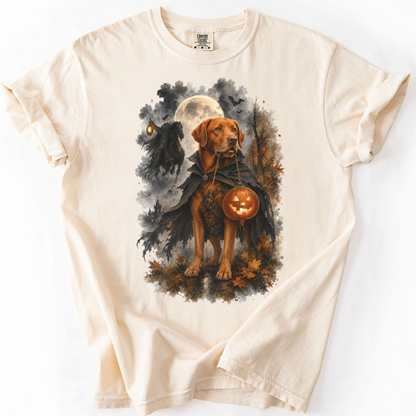Fox Red Lab Headless Horseman Inspired Halloween Comfort Colors Shirt