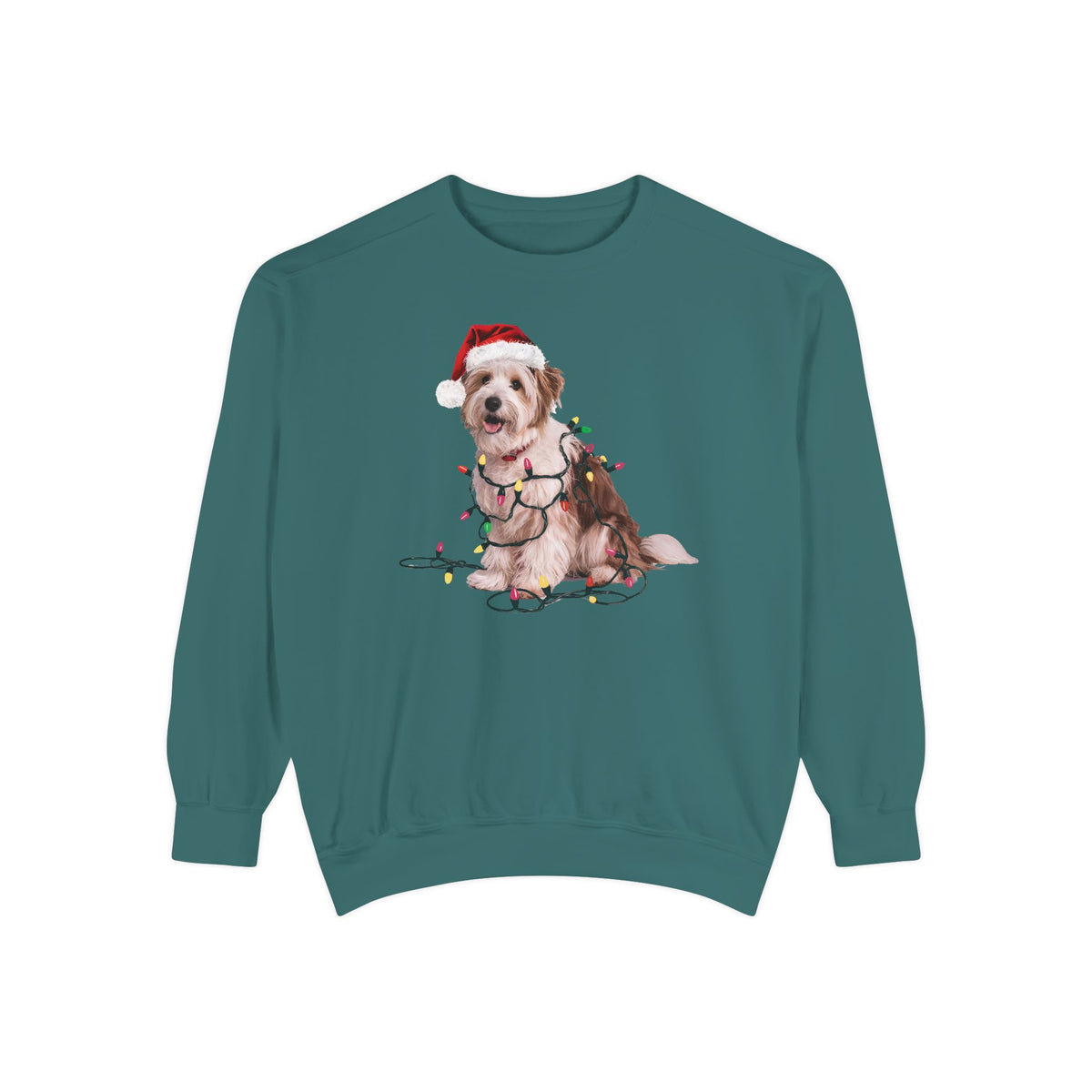 Christmas Coton De Tulear Sweatshirt, Christmas Lights Dog