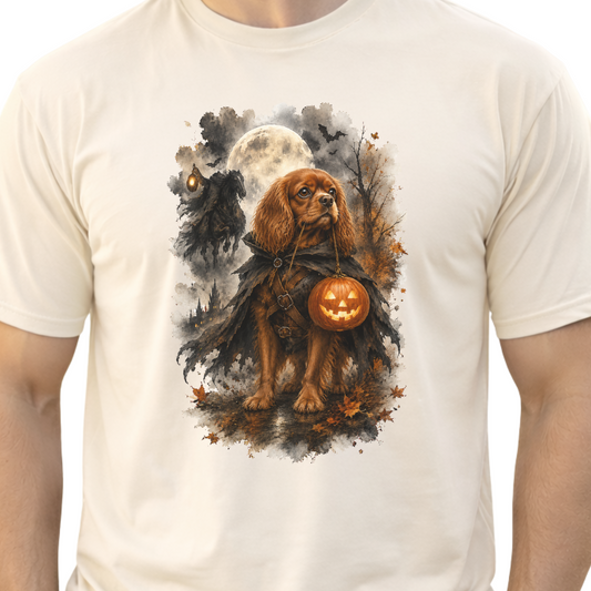 Ruby Cavalier Headless Horseman Inspired Halloween Comfort Colors Shirt